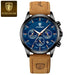 Chronograph Lumina Timepiece for Everyday Distinction - Black Blue