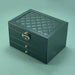 Jewellery Storage Box Multi Layer Drawer Organizer - Green