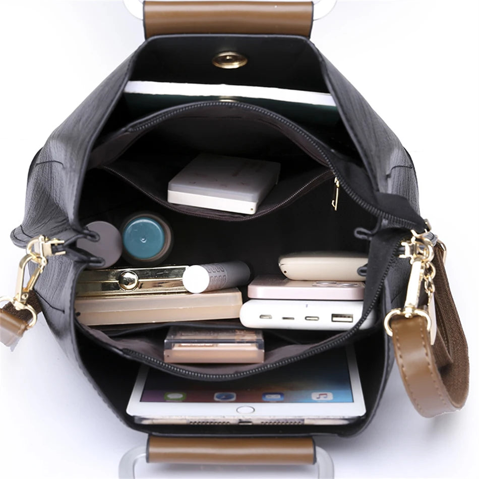 Handbag Crossbody Bag with Top Handle and Strap