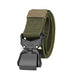 Tactical Belt Quick Release Buckle Elastic Stretch - Army Green