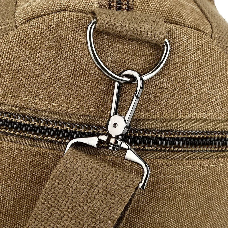 Durable Canvas Duffel Bag for Travel and Gym Use