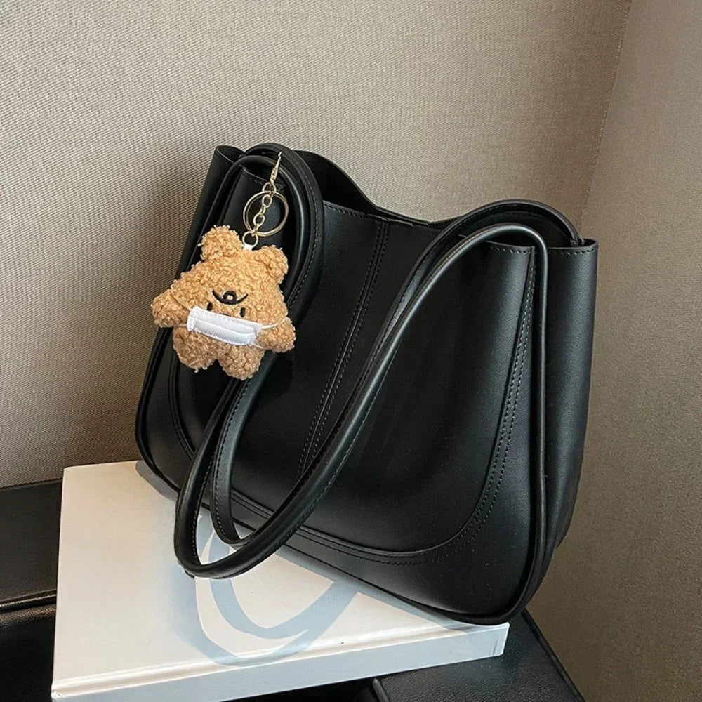High End Texture Large Capacity Bucket Bag Everyday
