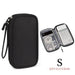 Pocket Tech Organizer Case for Cables and Chargers Pro - Black S