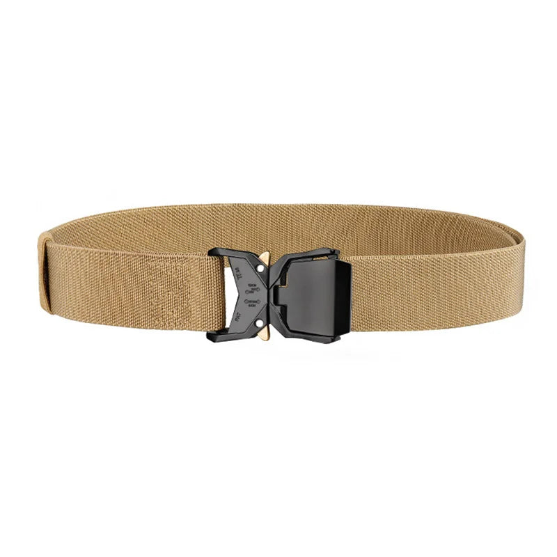 Tactical Belt Quick Release Buckle Elastic Stretch
