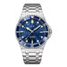 Automatic Diver Watch 300M Water Resistant Luminous - Silver Blue