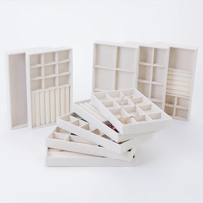 Flocking Jewelry Box Tray for Elegant Storage & Display