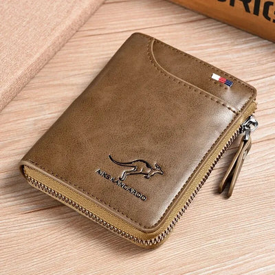 Zipper Card Wallet With RFID Shield and Craftsmanship