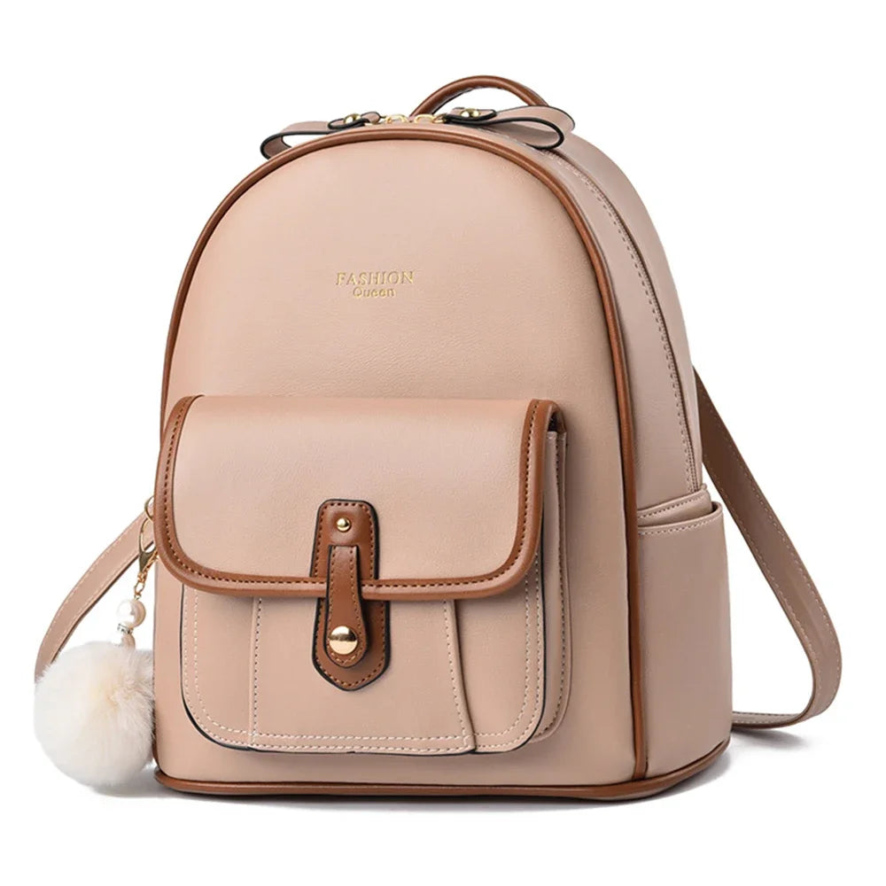 Casual Travel Mini Backpack Rucksack Everyday Satchel - WO2MEN