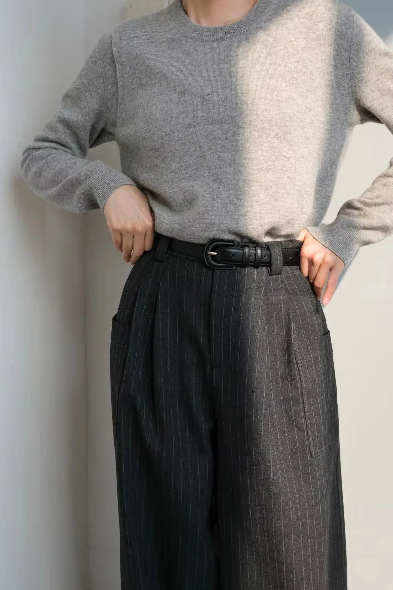 Buckle Belt with Wide Waistband for Everyday Wear