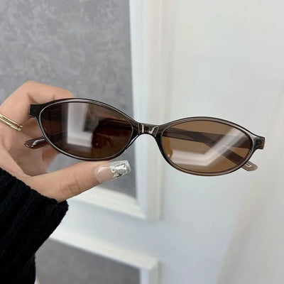 Deluxe Cat Eye Sunglasses with Mirror Lenses Premium