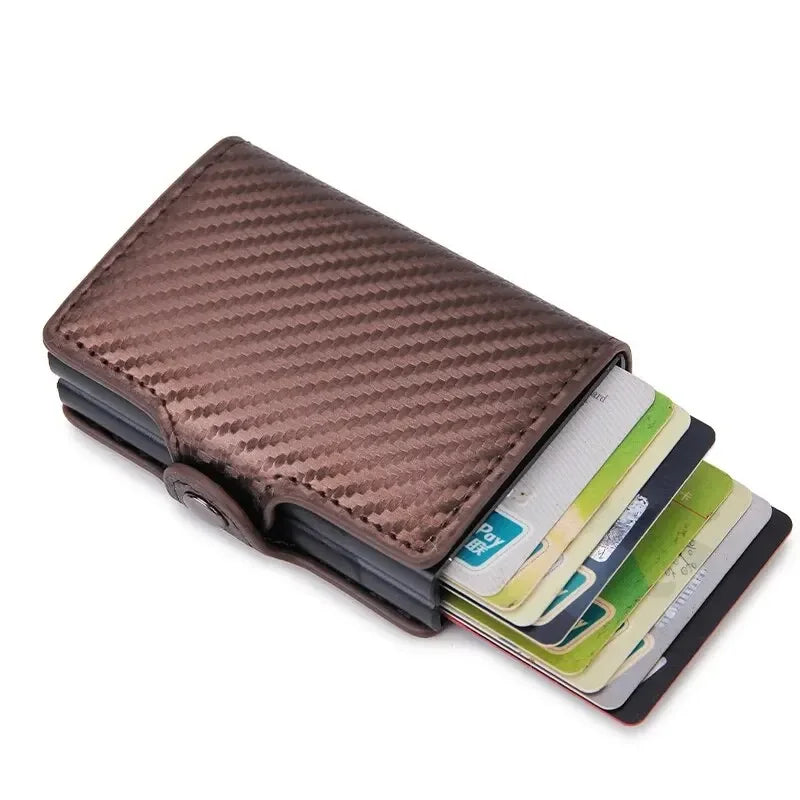 RFID Wallet Card Holder Slim Multi Card for Daily Use - Bronze