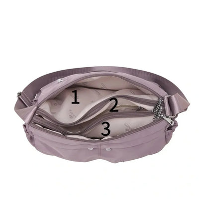 Waterproof Crossbody Tote With Spacious Pocket Layout