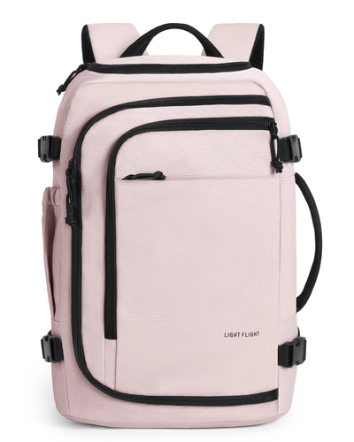 Travel Laptop Backpack Waterproof with USB Charging - Pink