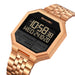 Digital Watch with LED Display And Dual Time Edition - Rose Gold