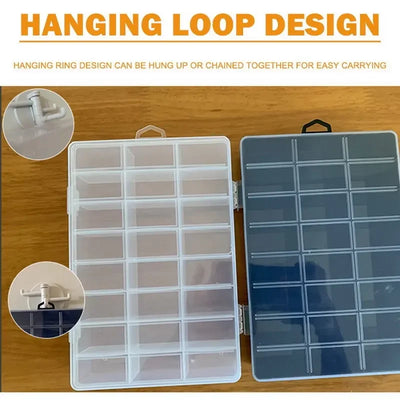 24 Grid Jewelry Display Organizer Box for Small Items