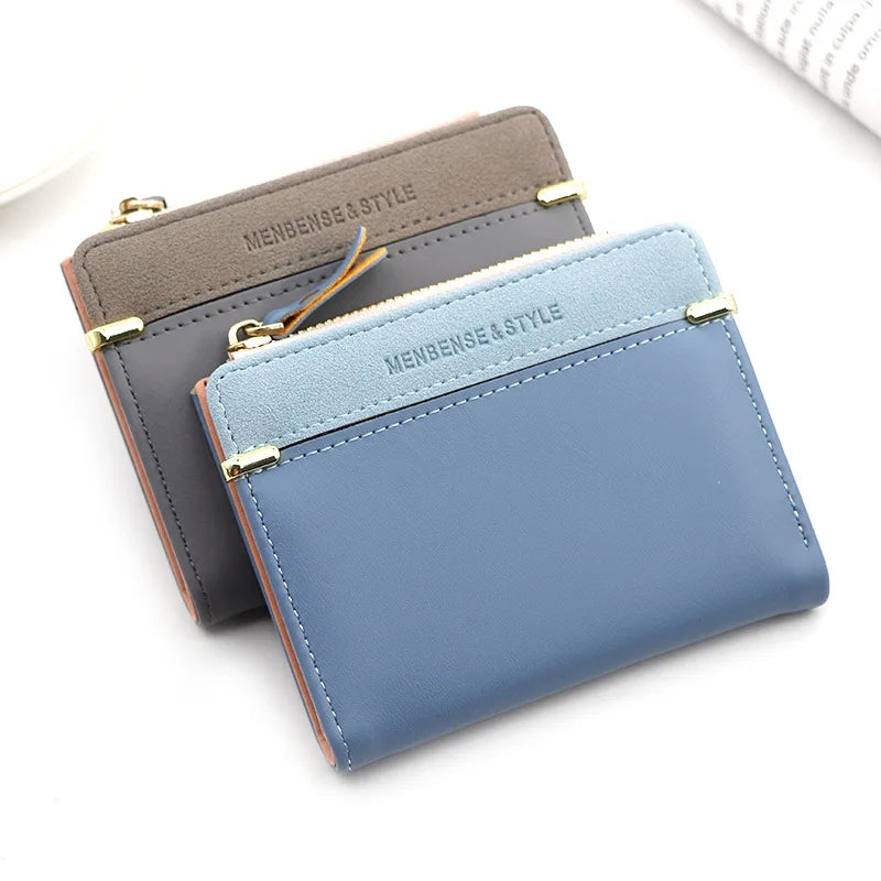 Wallet Zipper Hasp Patchwork Vintage Pattern Design