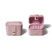 Jewelry Box Compact Ring Storage Case for Studs Mini - Pink