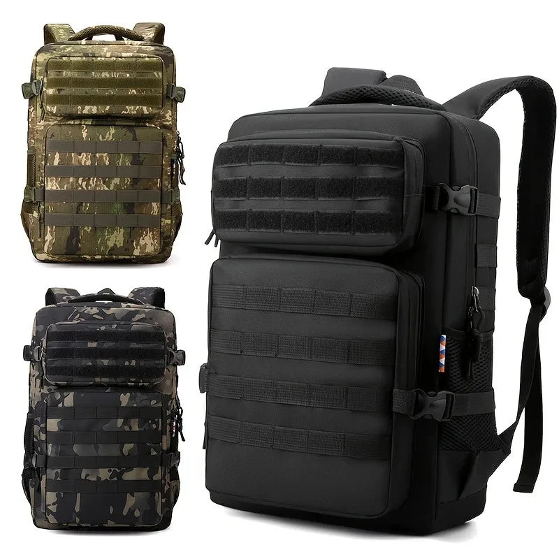 Tactical Trail Backpack with Multilayer Organization