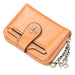 Wallet With Card Slots And Zipper Coin Pocket - Brown
