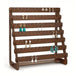 Artisan Earring Display Stand for Jewelry Organization - Brown