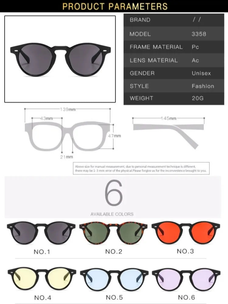 Sunglasses Circular UV400
