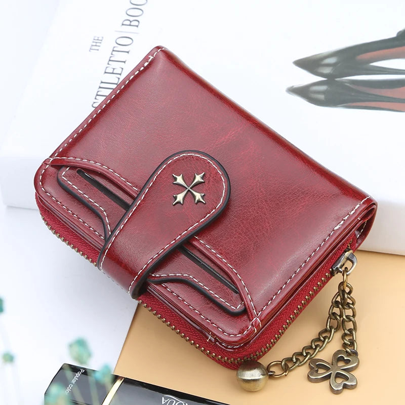 Wallet With Card Slots And Zipper Coin Pocket