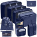 Horizon Packing Cube Set for Thoughtful Travel Gear - Navy Blue