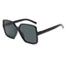 Oversize Square Sunglasses Gradient UV400 Lens - One