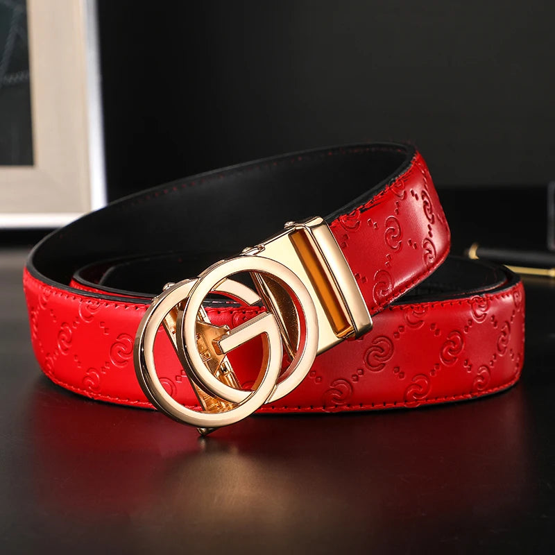 Belt with Double Ring Buckle and Minimal Design