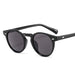 Sunglasses Circular UV400 - Black Gray