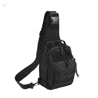 Tactical Sling Backpack with MOLLE System and Pockets