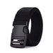 Belt With Plastic Buckle Adjustable Outdoor Tactical - Black