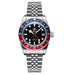 GMT Diver Watch with 200m Water Resistance Bezel - BK/BL/ST