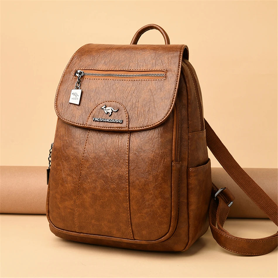 Backpack Softback with Front Zipper Compartment