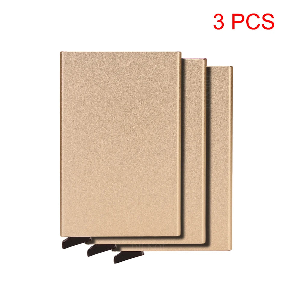Aviation Metal RFID Card Wallet With Slim Pop Out Pro