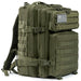 45L Large Capacity Outdoor Tactical Backpack Molle - Green