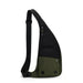 Chest Bag with Multiple Pockets and Adjustable Strap - Green