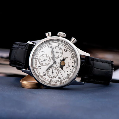 Chronograph Moonphase Mechanical Wristwatch Premium