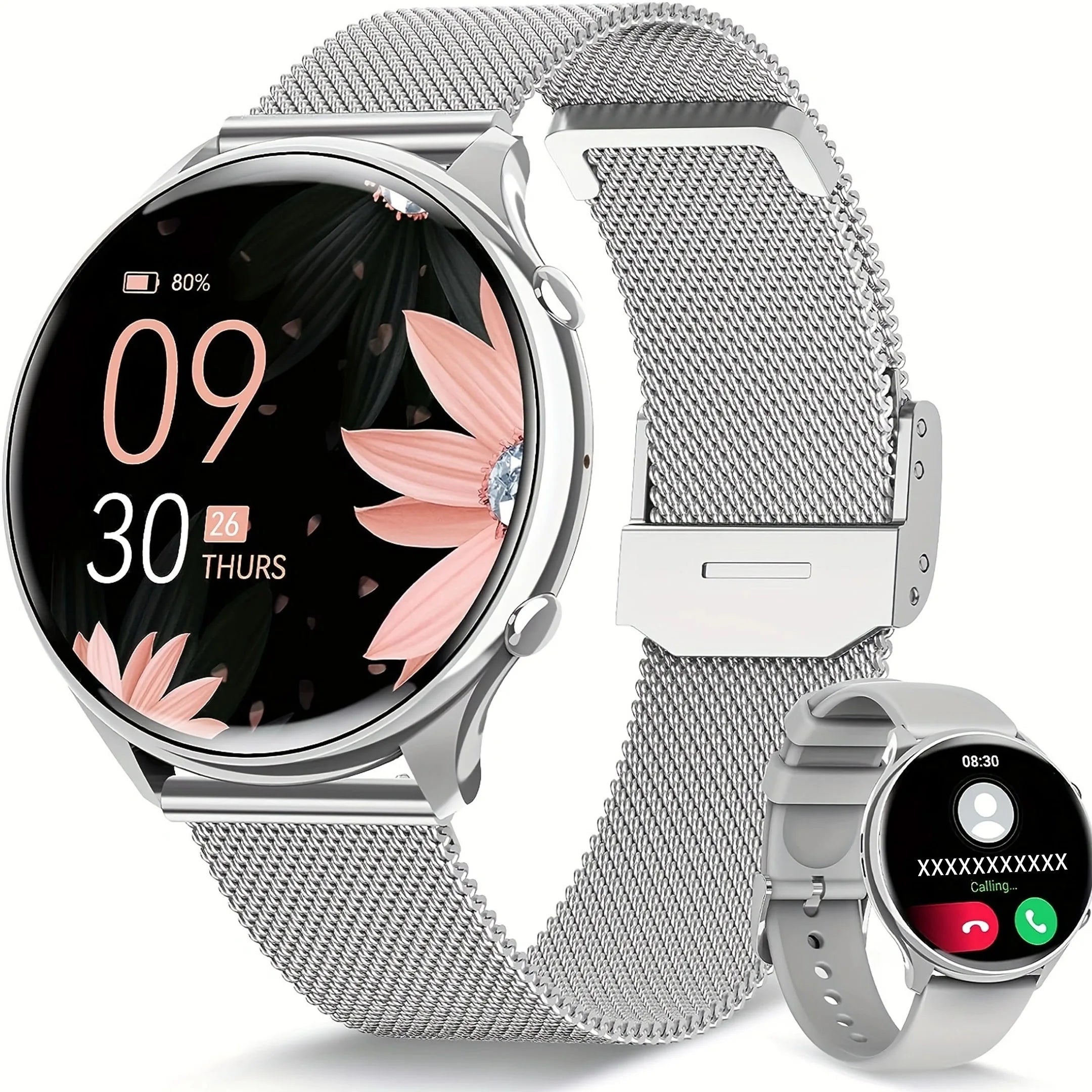 Women's Fitness Smartwatch Heart Rate Tracker Edition - Silver