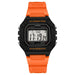 Wristwatch Digital Chronograph Water Resistant - Orange
