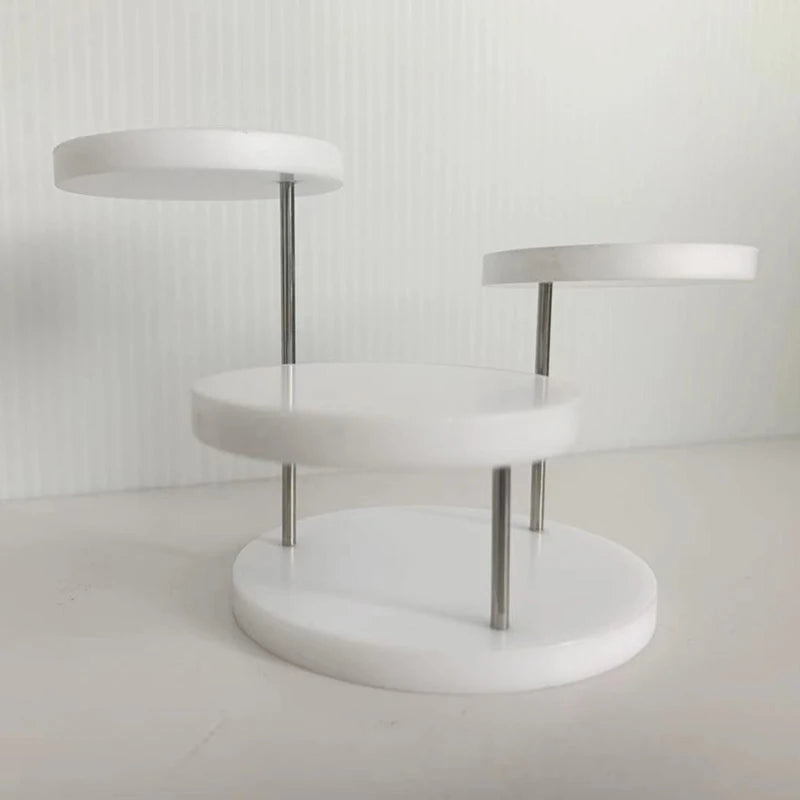 Three Tier Circular Jewelry Display Stand for Rings