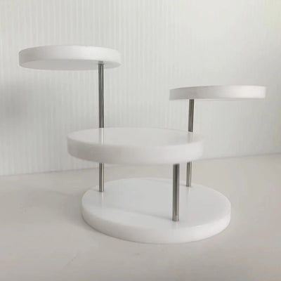 Three Tier Circular Jewelry Display Stand for Rings