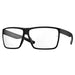 Sunglasses Rectangular Frame with UV Protection - Black Clear