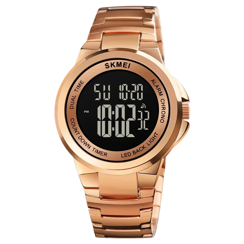 Digital Wristwatch with LED Display Countdown Timer - RG/BK