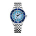 Automatic Mechanical Dive Watch with Date Window - Blue