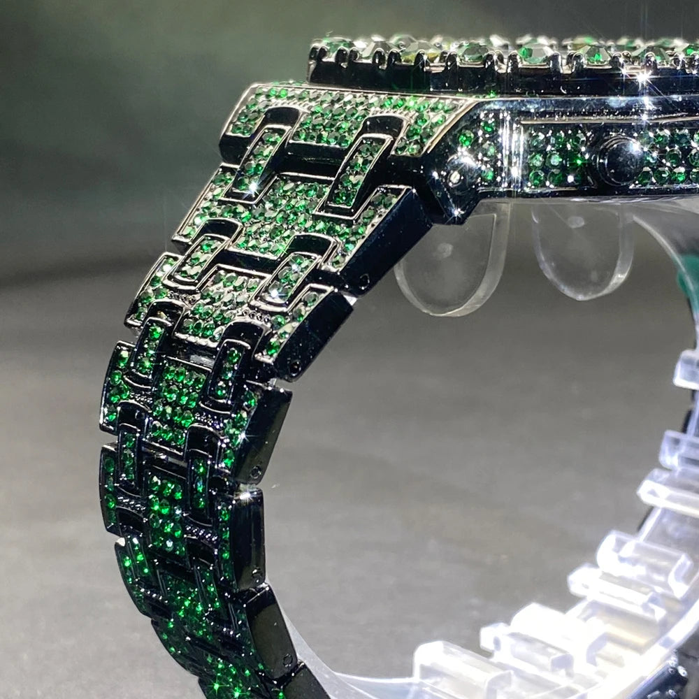 Wristwatch for Men Full Diamond Water Resistance