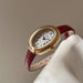 Elegant Oval Quartz Watch for Women with Roman Numerals - Colour Nine