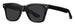 Sunglasses Polarized Square Frame Classic Design - Black