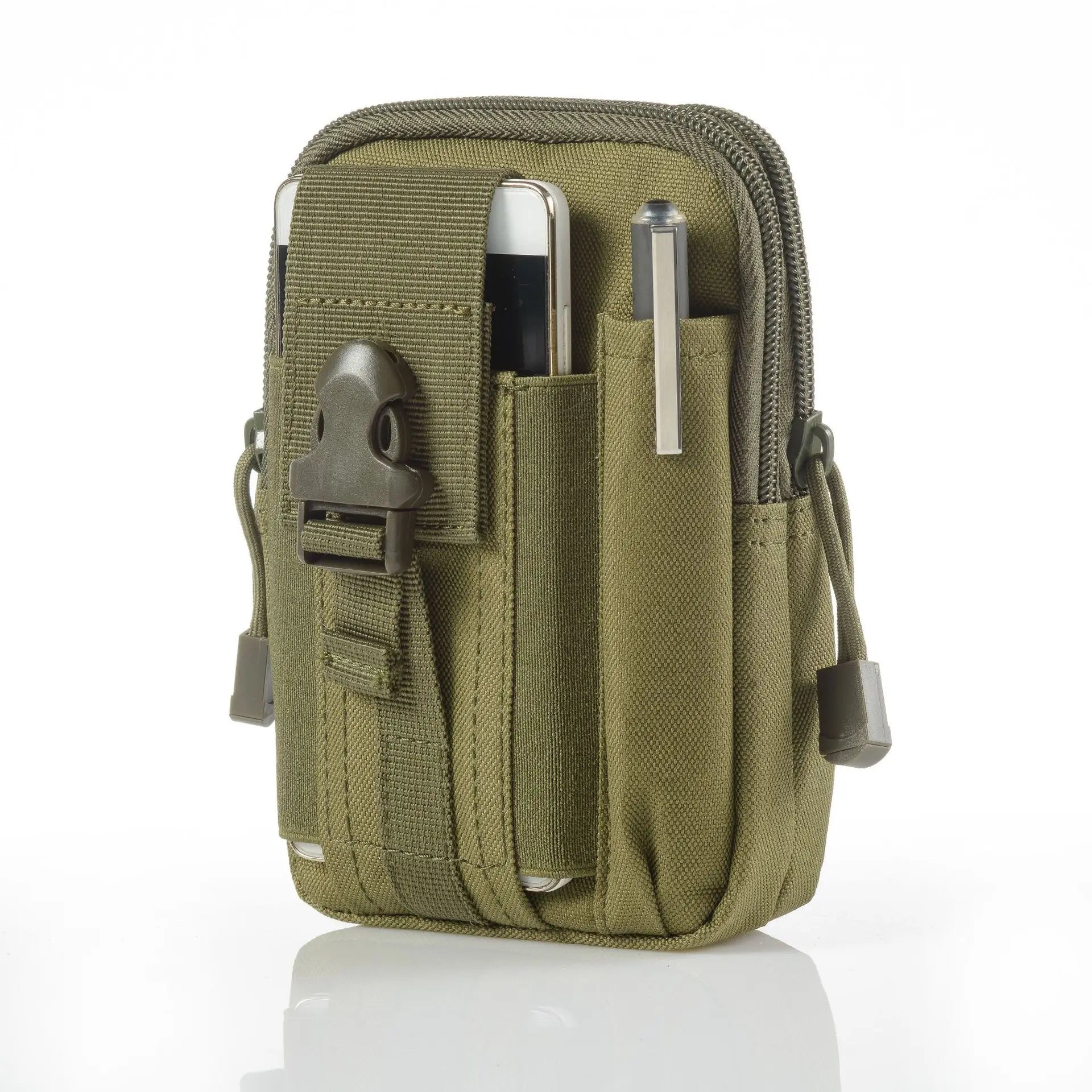 Outdoor Survival Tool Kit Pouch Military Waist Pack - Green