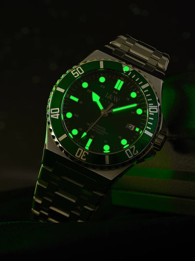 Automatic Diver Watch 300M Water Resistant Luminous